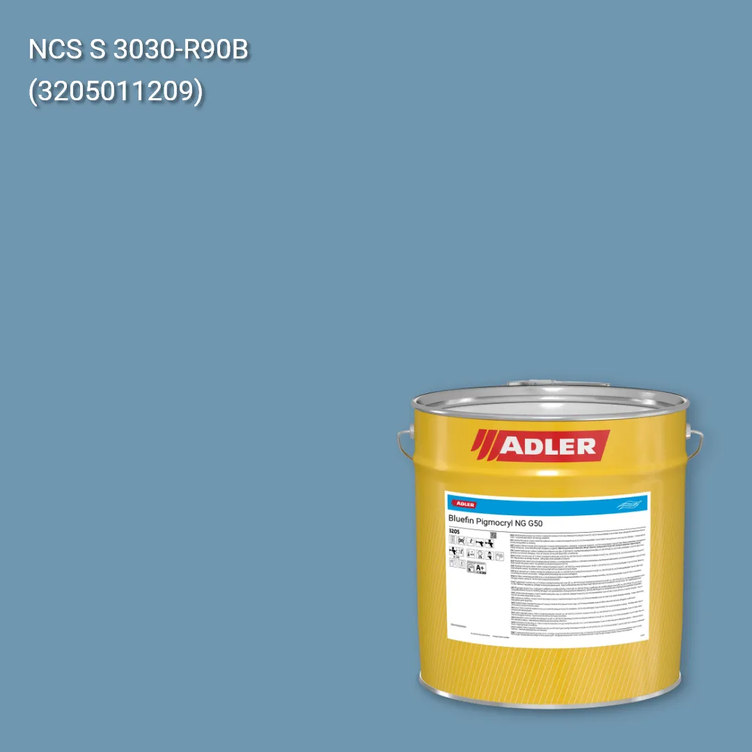 Лак меблевий Bluefin Pigmocryl NG G50 колір NCS S 3030-R90B, Adler NCS S