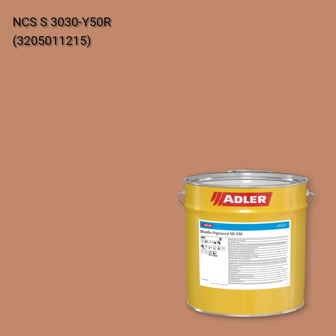Лак меблевий Bluefin Pigmocryl NG G50 колір NCS S 3030-Y50R, Adler NCS S