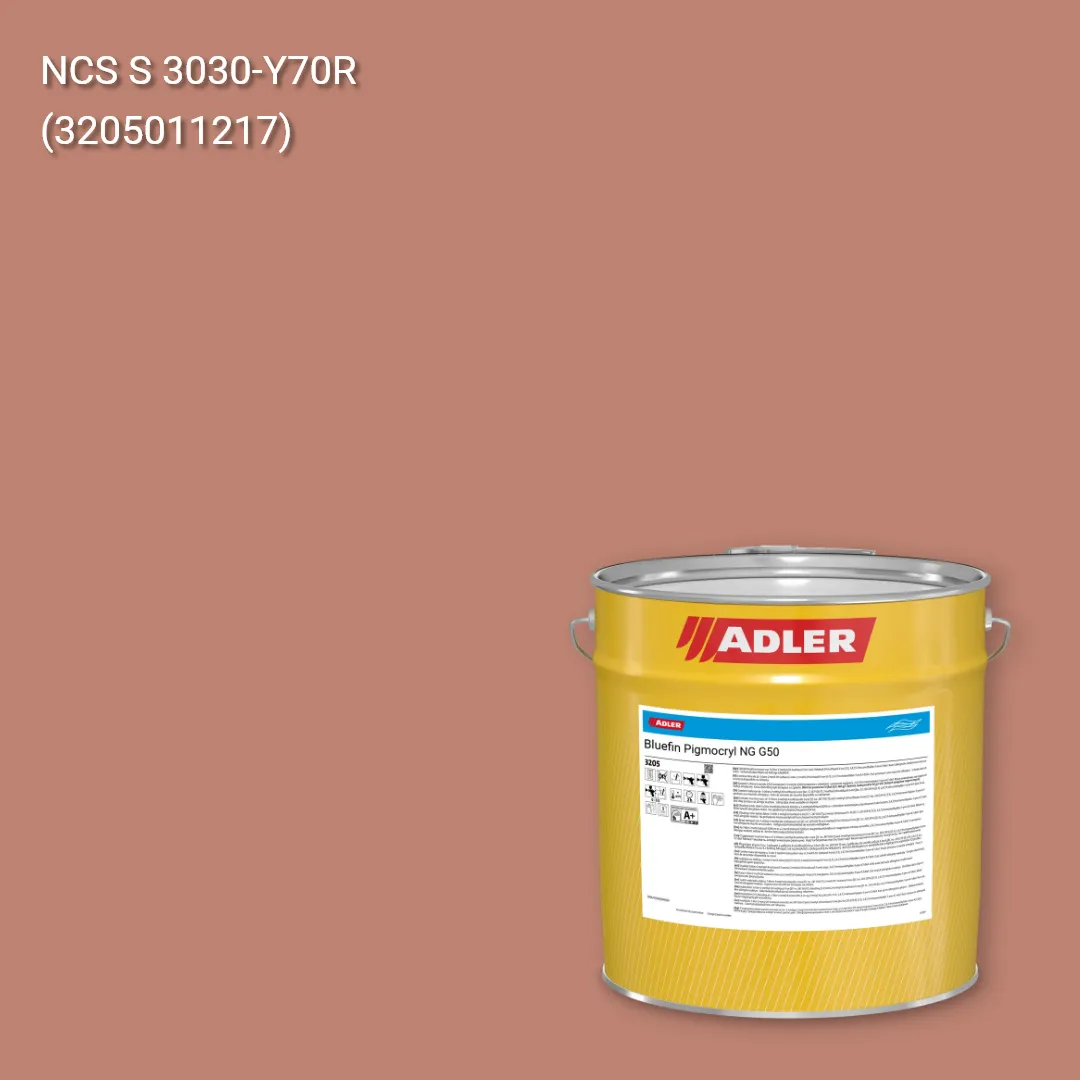 Лак меблевий Bluefin Pigmocryl NG G50 колір NCS S 3030-Y70R, Adler NCS S