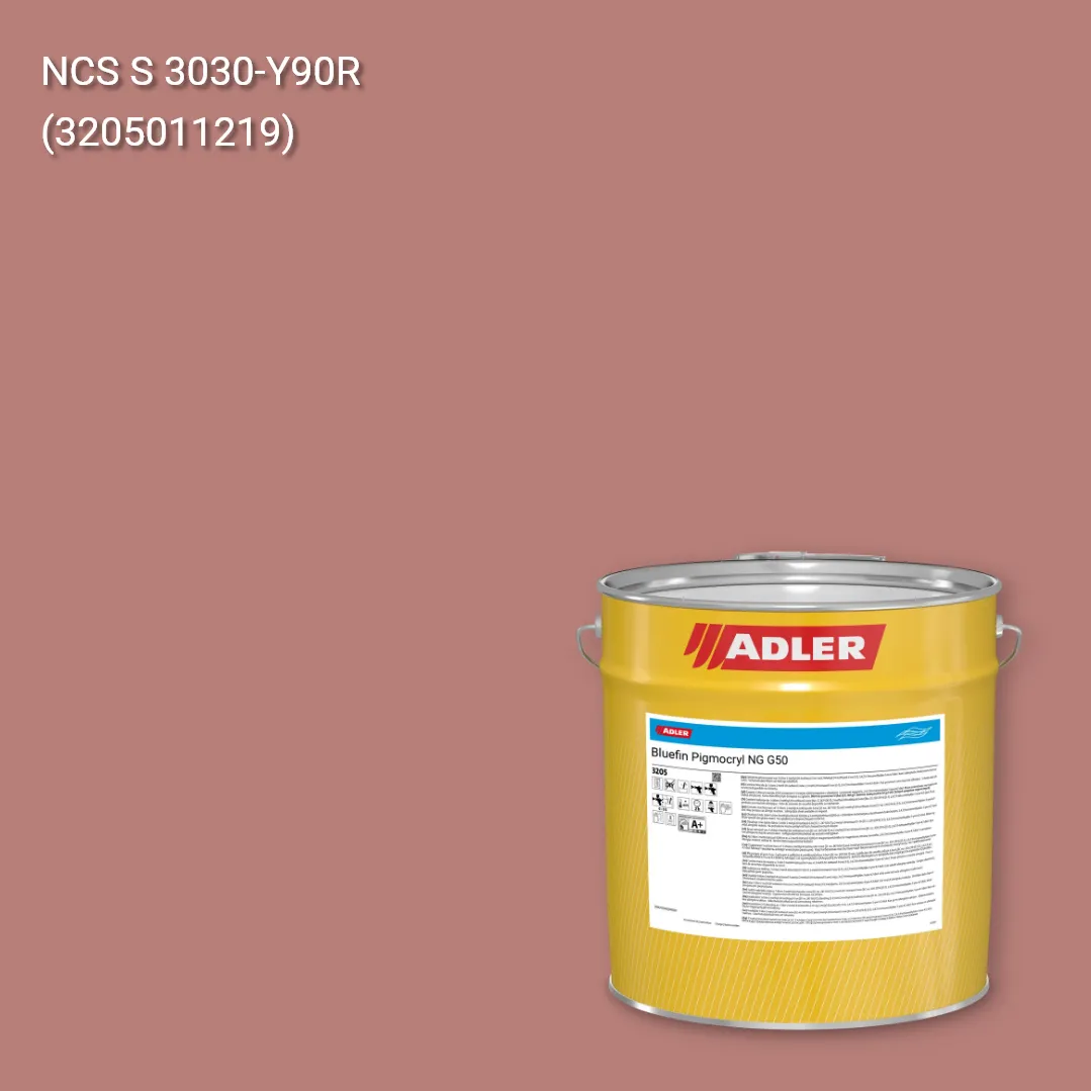 Лак меблевий Bluefin Pigmocryl NG G50 колір NCS S 3030-Y90R, Adler NCS S