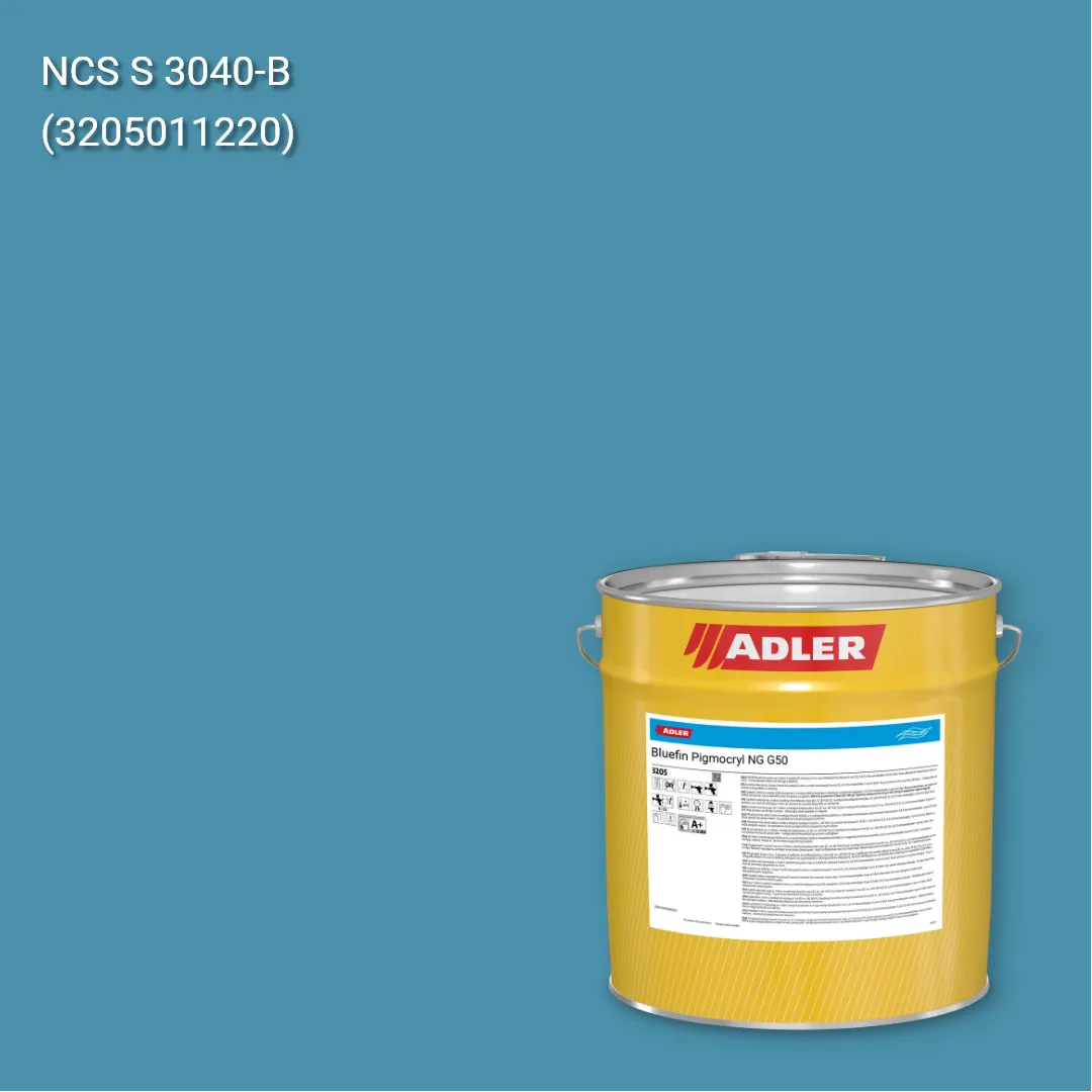Лак меблевий Bluefin Pigmocryl NG G50 колір NCS S 3040-B, Adler NCS S