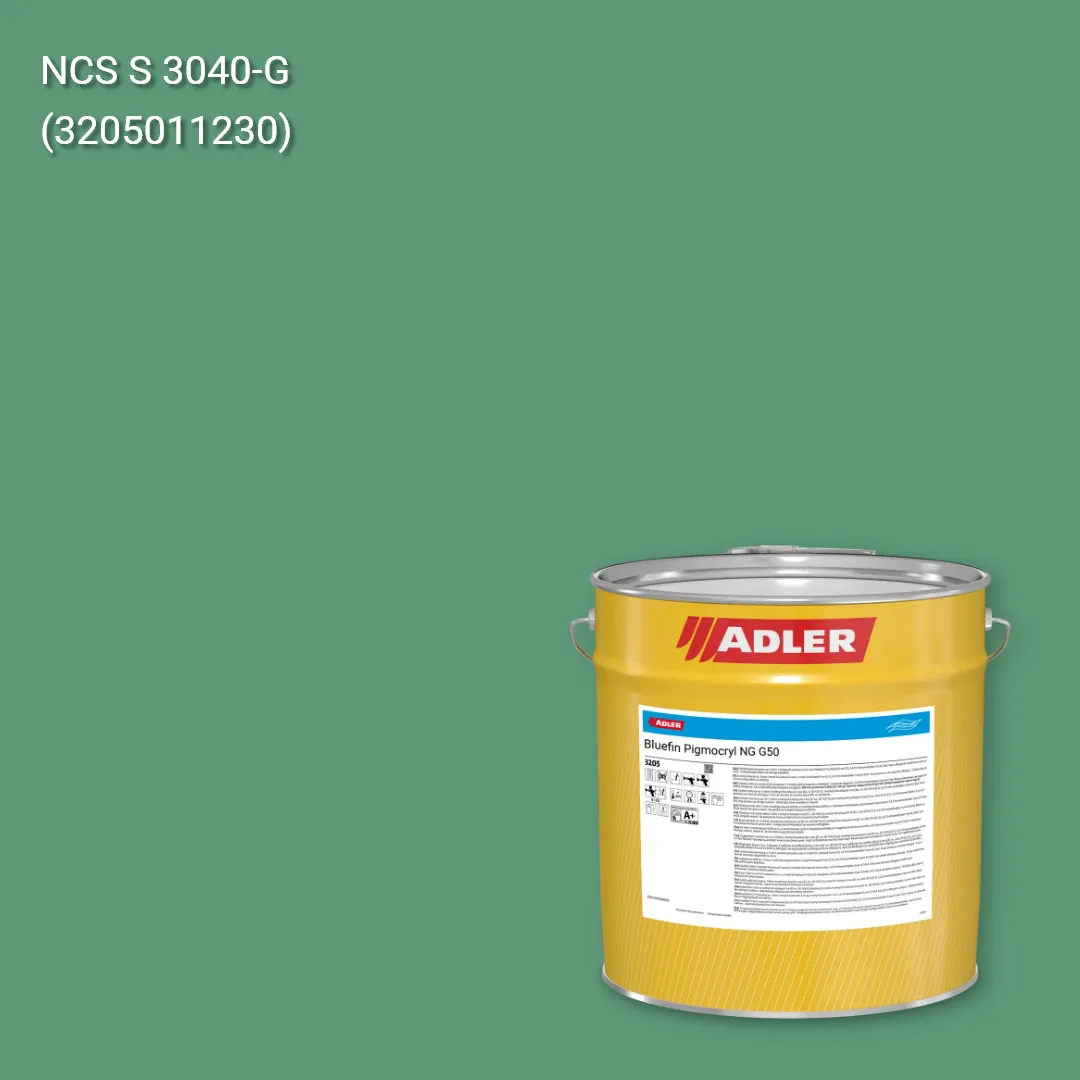 Лак меблевий Bluefin Pigmocryl NG G50 колір NCS S 3040-G, Adler NCS S