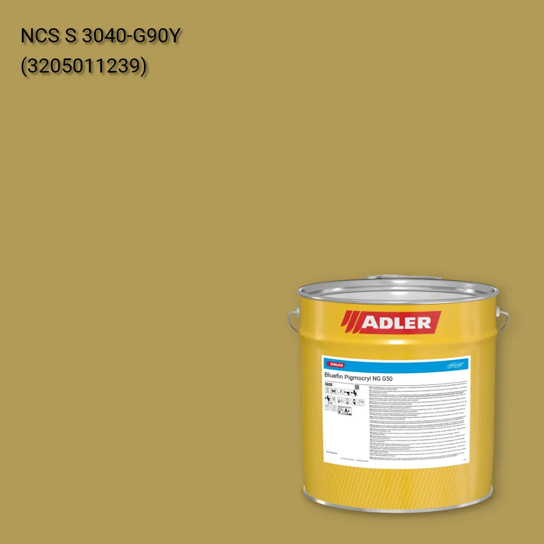 Лак меблевий Bluefin Pigmocryl NG G50 колір NCS S 3040-G90Y, Adler NCS S