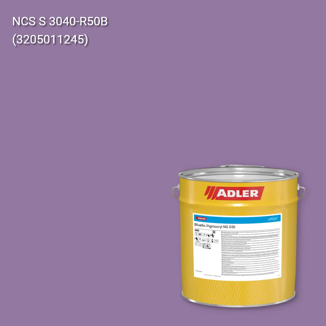 Лак меблевий Bluefin Pigmocryl NG G50 колір NCS S 3040-R50B, Adler NCS S