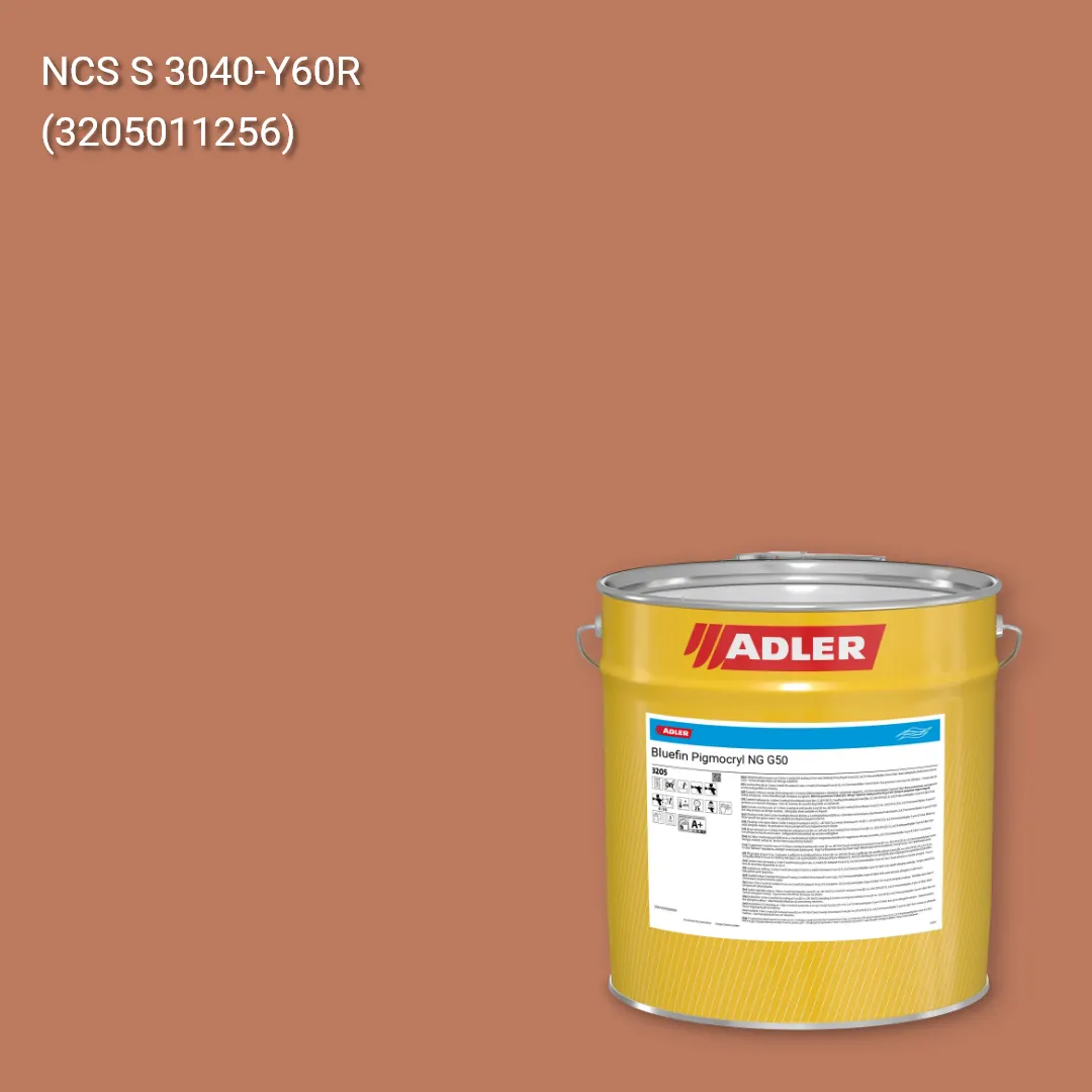 Лак меблевий Bluefin Pigmocryl NG G50 колір NCS S 3040-Y60R, Adler NCS S