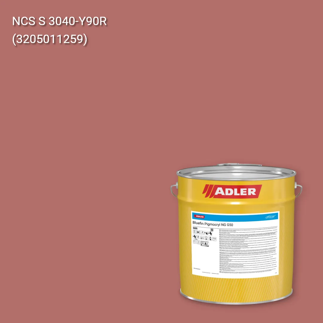 Лак меблевий Bluefin Pigmocryl NG G50 колір NCS S 3040-Y90R, Adler NCS S