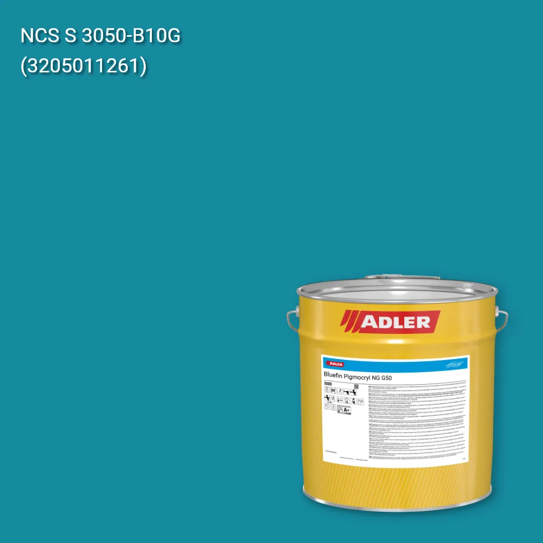 Лак меблевий Bluefin Pigmocryl NG G50 колір NCS S 3050-B10G, Adler NCS S