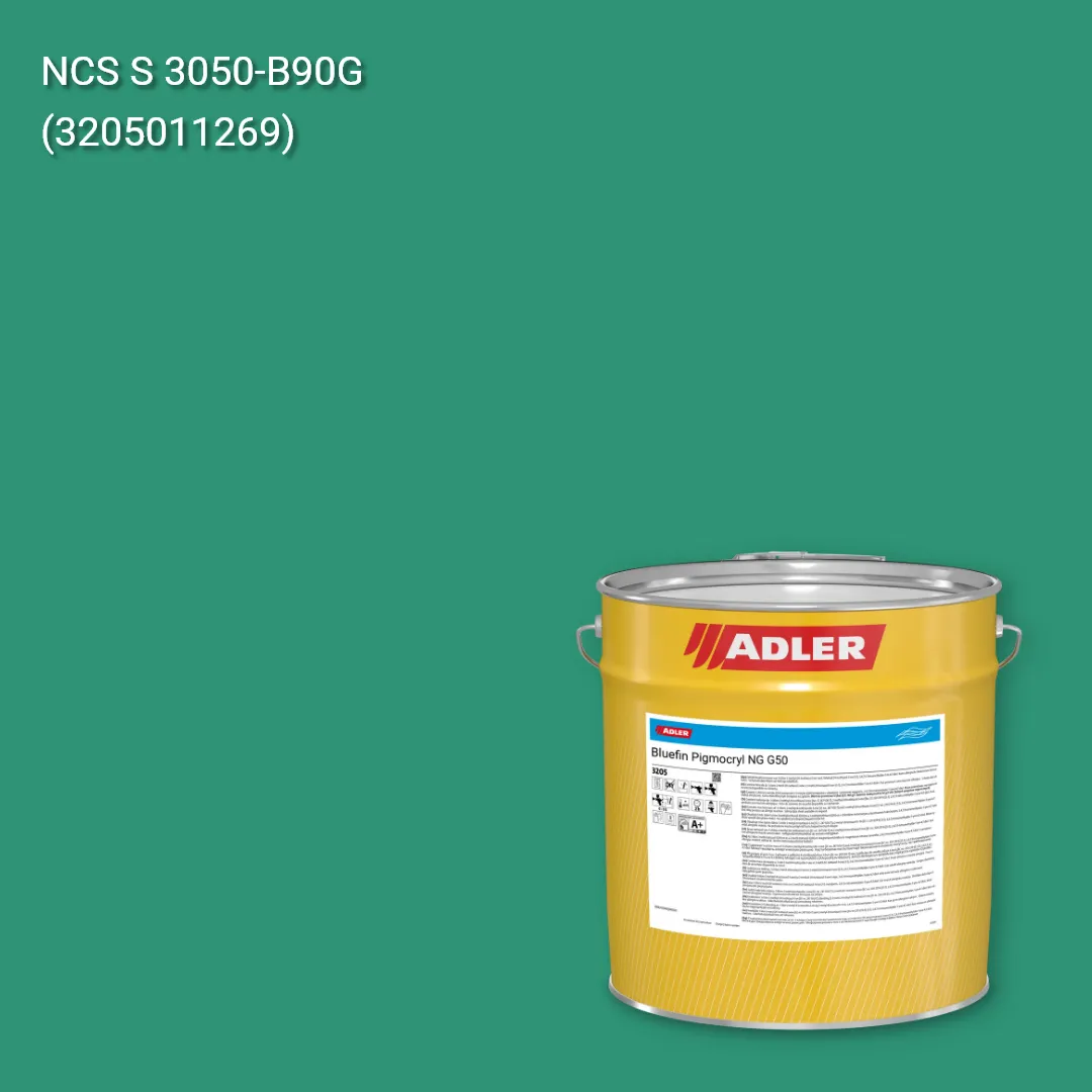 Лак меблевий Bluefin Pigmocryl NG G50 колір NCS S 3050-B90G, Adler NCS S