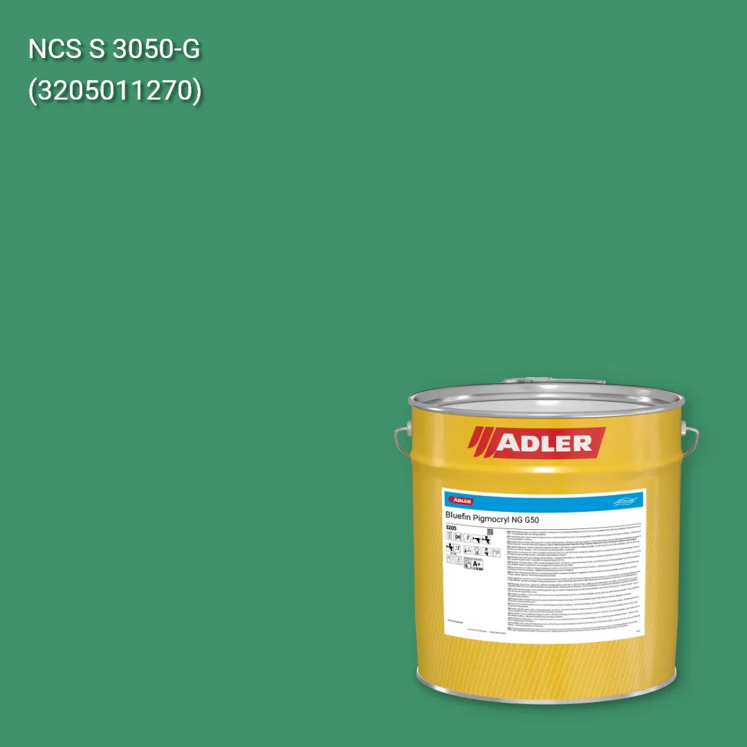 Лак меблевий Bluefin Pigmocryl NG G50 колір NCS S 3050-G, Adler NCS S