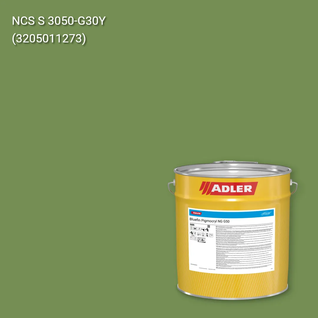 Лак меблевий Bluefin Pigmocryl NG G50 колір NCS S 3050-G30Y, Adler NCS S