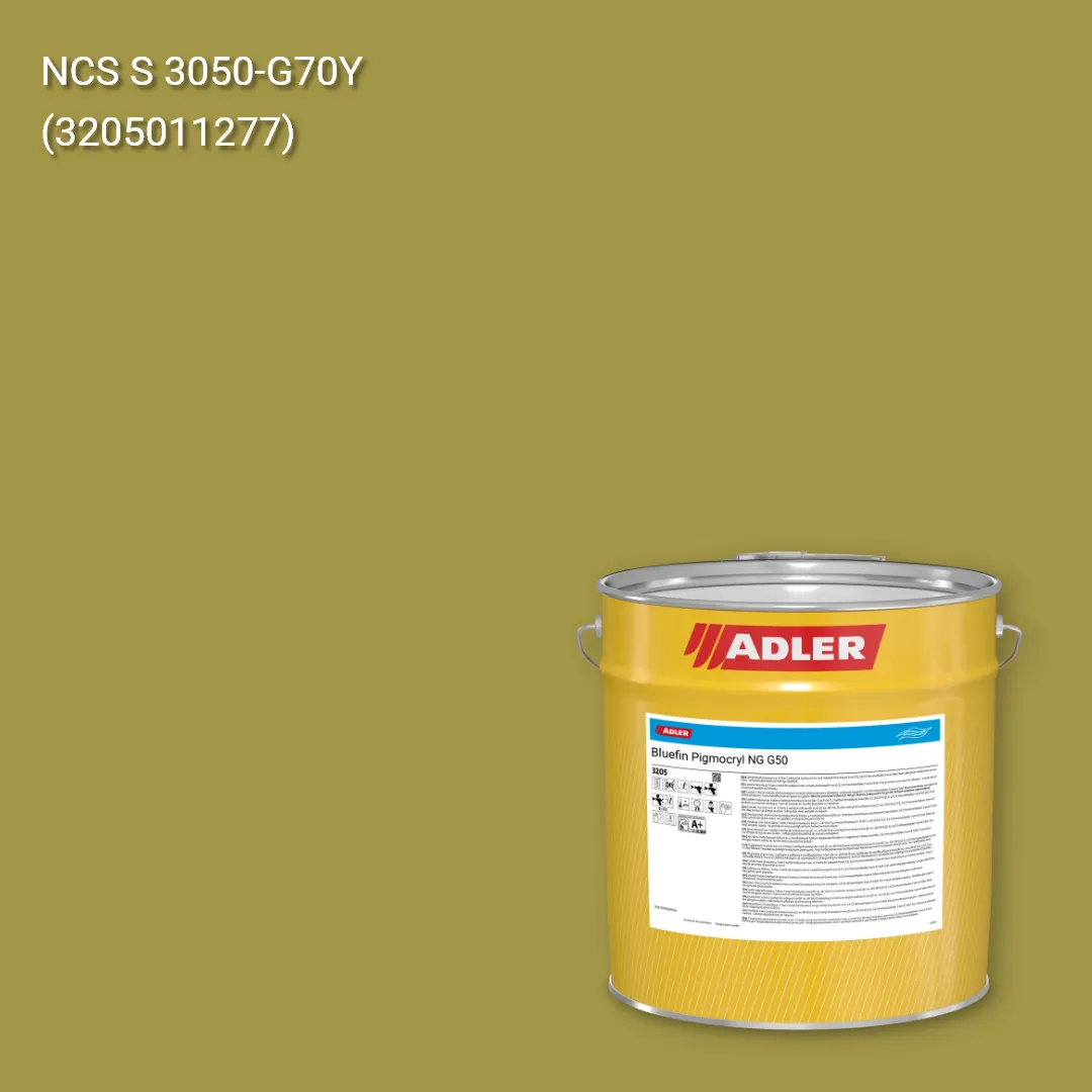Лак меблевий Bluefin Pigmocryl NG G50 колір NCS S 3050-G70Y, Adler NCS S