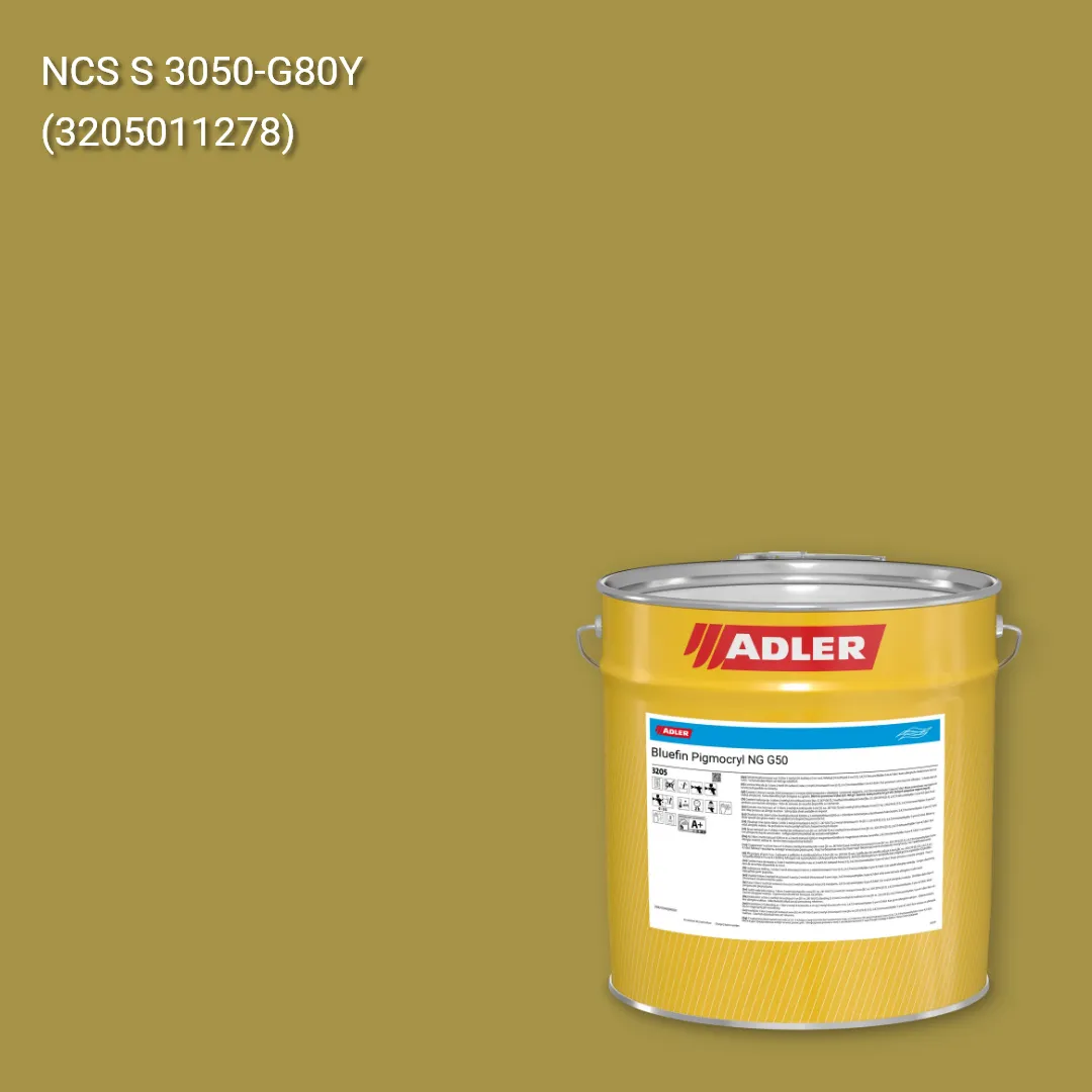 Лак меблевий Bluefin Pigmocryl NG G50 колір NCS S 3050-G80Y, Adler NCS S