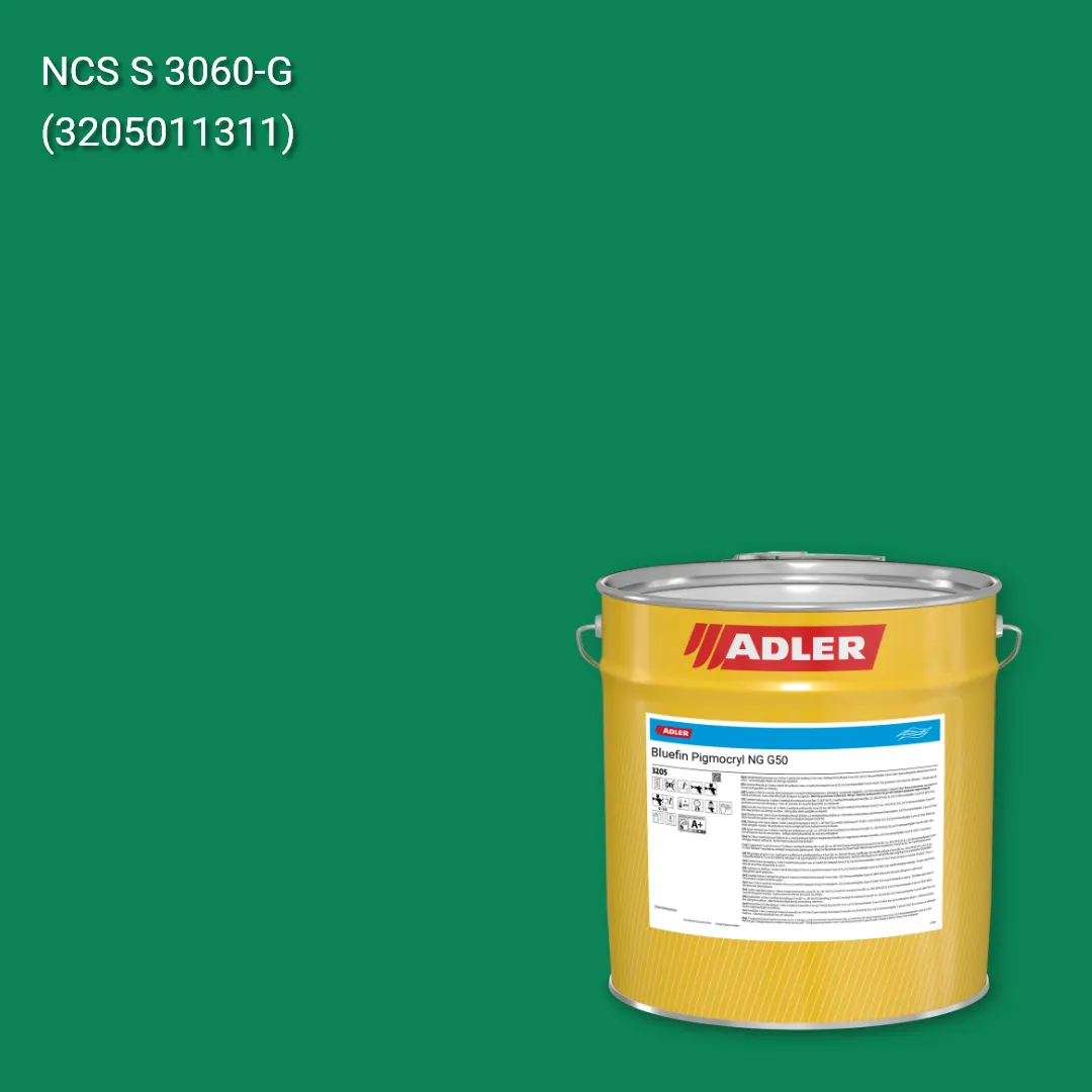 Лак меблевий Bluefin Pigmocryl NG G50 колір NCS S 3060-G, Adler NCS S
