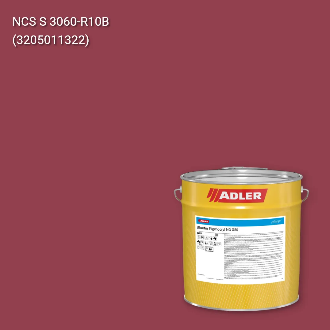 Лак меблевий Bluefin Pigmocryl NG G50 колір NCS S 3060-R10B, Adler NCS S