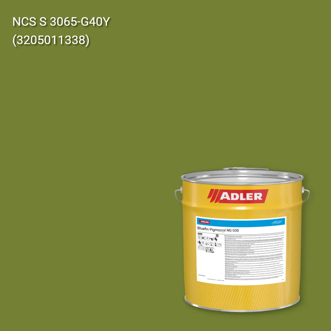 Лак меблевий Bluefin Pigmocryl NG G50 колір NCS S 3065-G40Y, Adler NCS S