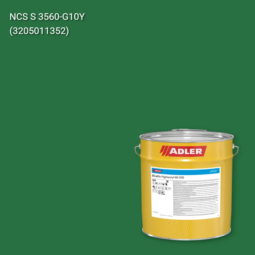 Лак меблевий Bluefin Pigmocryl NG G50 колір NCS S 3560-G10Y, Adler NCS S