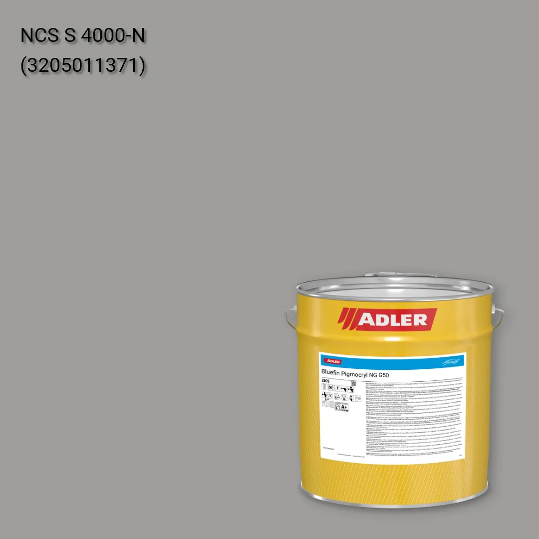 Лак меблевий Bluefin Pigmocryl NG G50 колір NCS S 4000-N, Adler NCS S