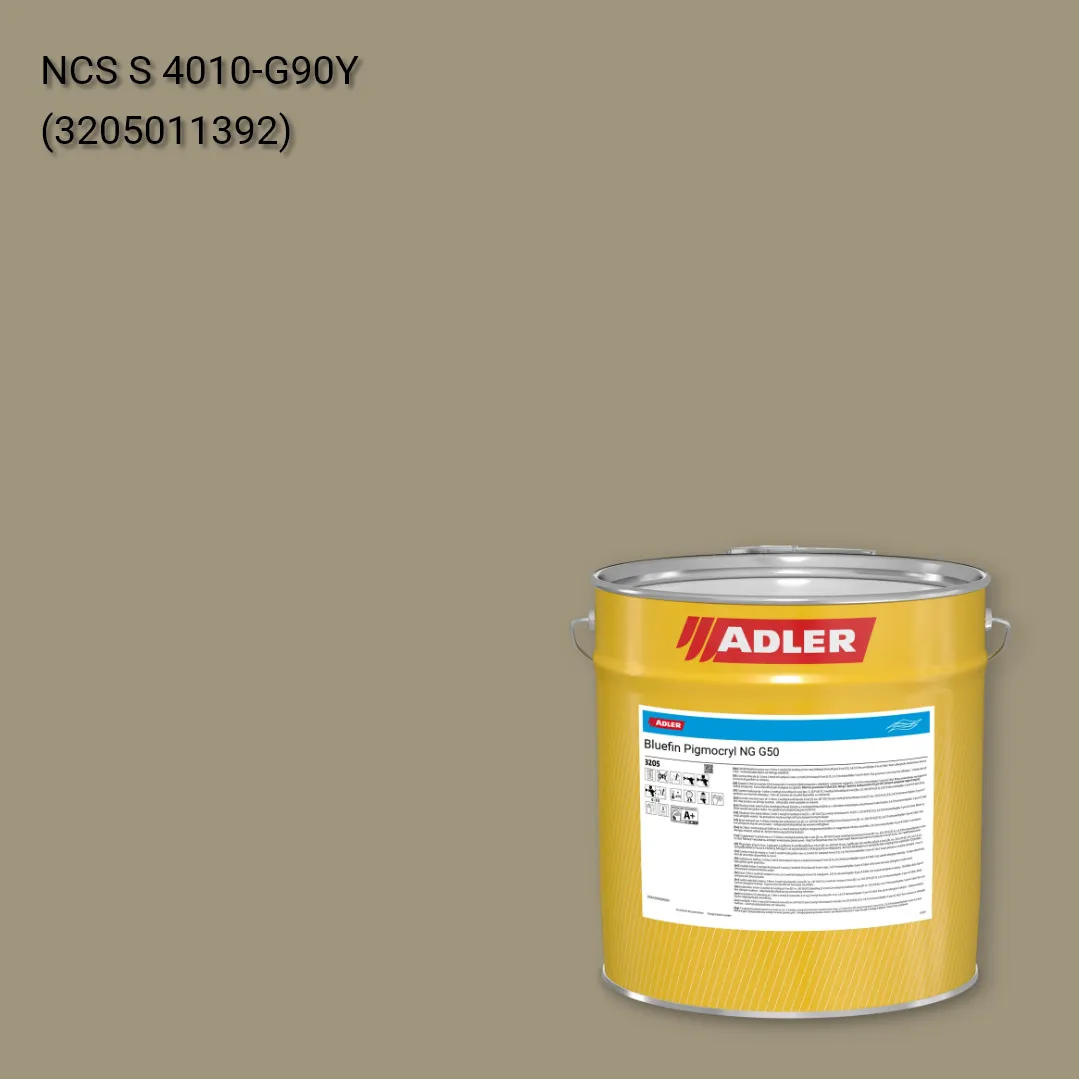 Лак меблевий Bluefin Pigmocryl NG G50 колір NCS S 4010-G90Y, Adler NCS S