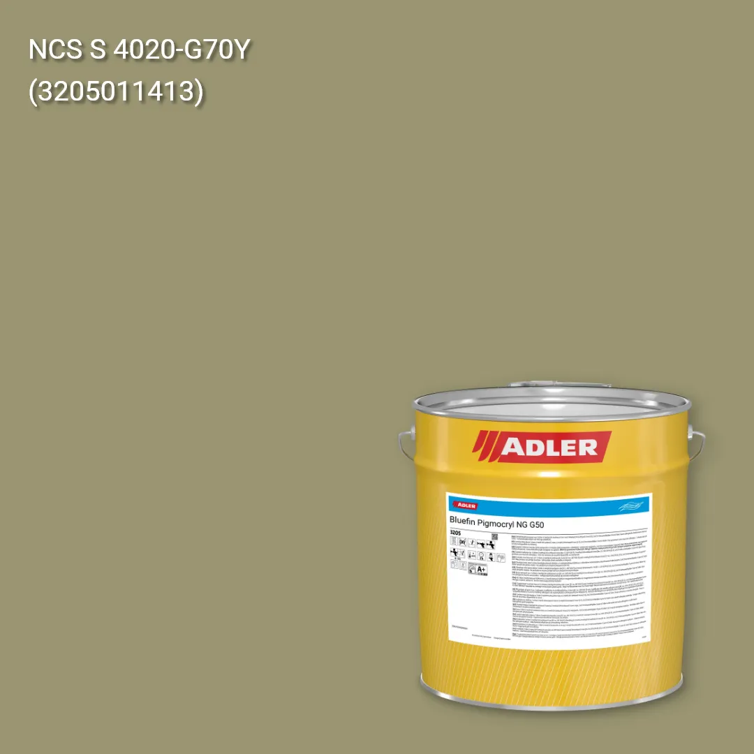 Лак меблевий Bluefin Pigmocryl NG G50 колір NCS S 4020-G70Y, Adler NCS S