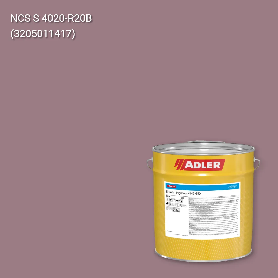 Лак меблевий Bluefin Pigmocryl NG G50 колір NCS S 4020-R20B, Adler NCS S