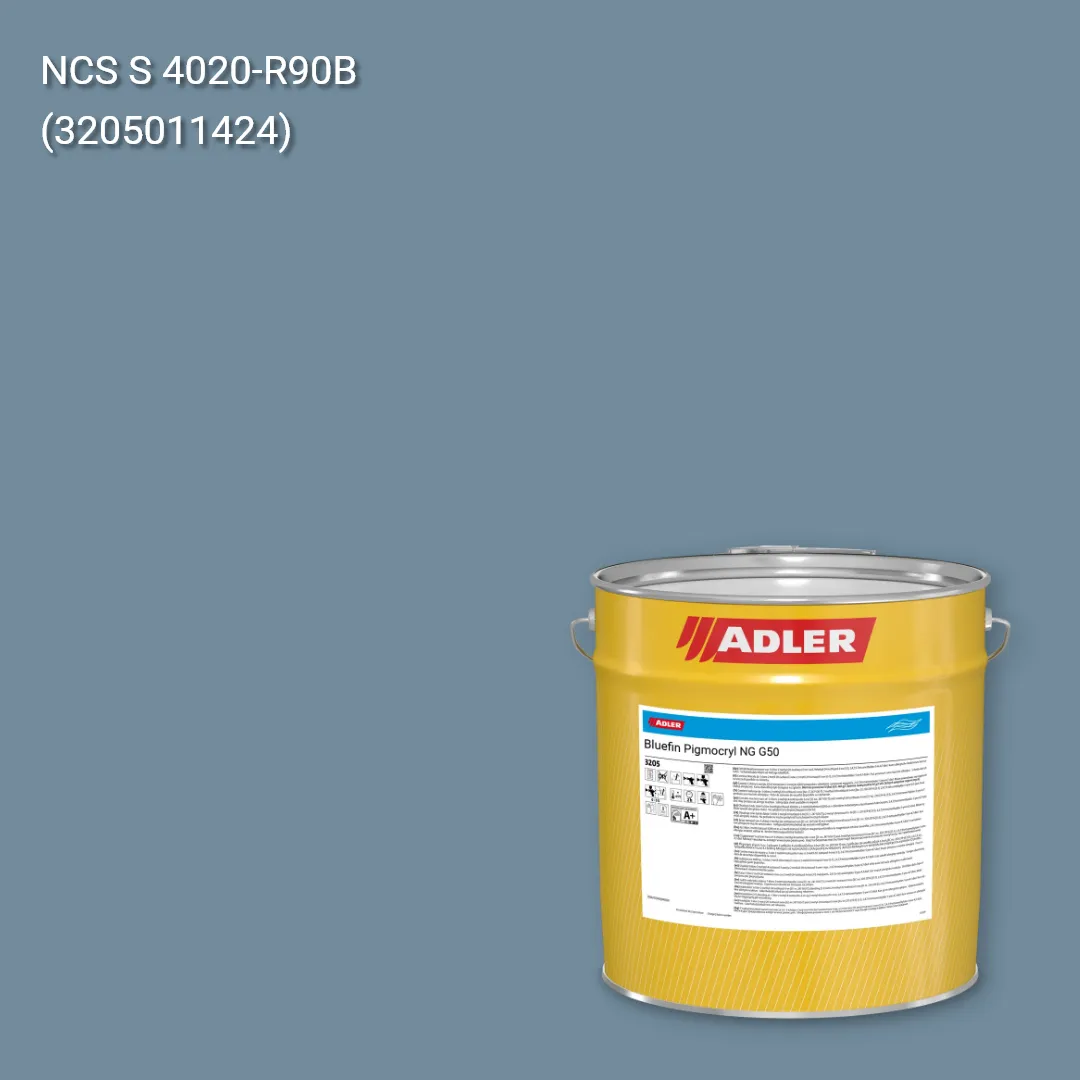 Лак меблевий Bluefin Pigmocryl NG G50 колір NCS S 4020-R90B, Adler NCS S