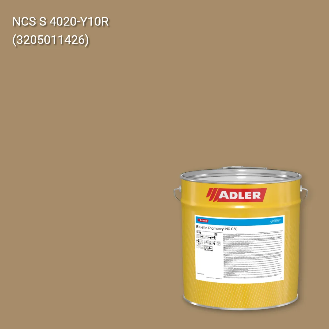 Лак меблевий Bluefin Pigmocryl NG G50 колір NCS S 4020-Y10R, Adler NCS S