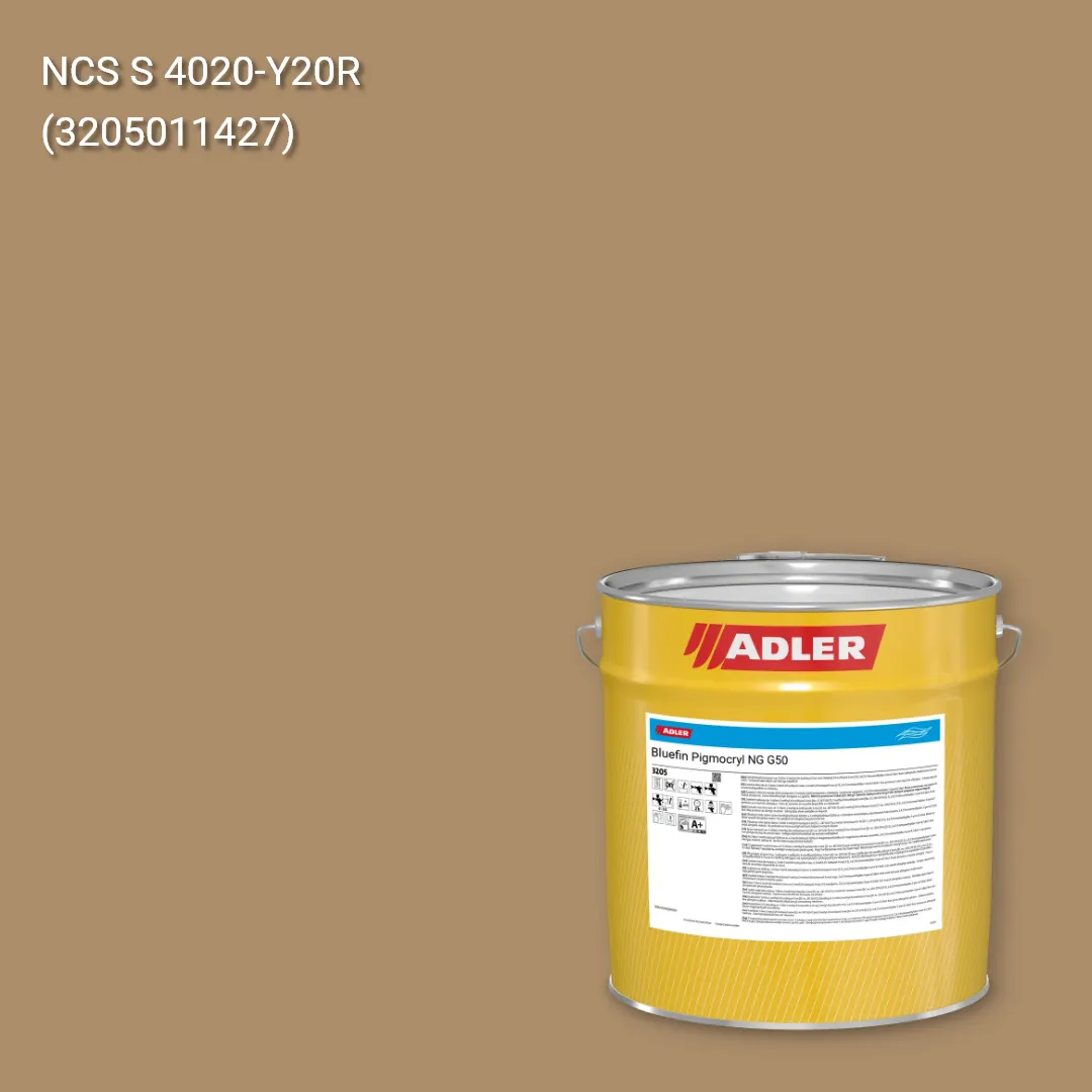 Лак меблевий Bluefin Pigmocryl NG G50 колір NCS S 4020-Y20R, Adler NCS S