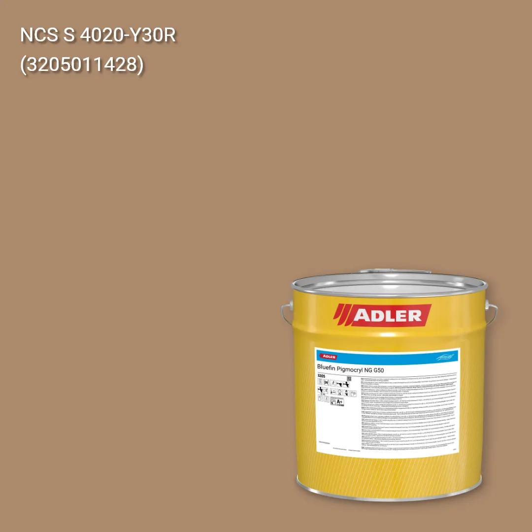 Лак меблевий Bluefin Pigmocryl NG G50 колір NCS S 4020-Y30R, Adler NCS S