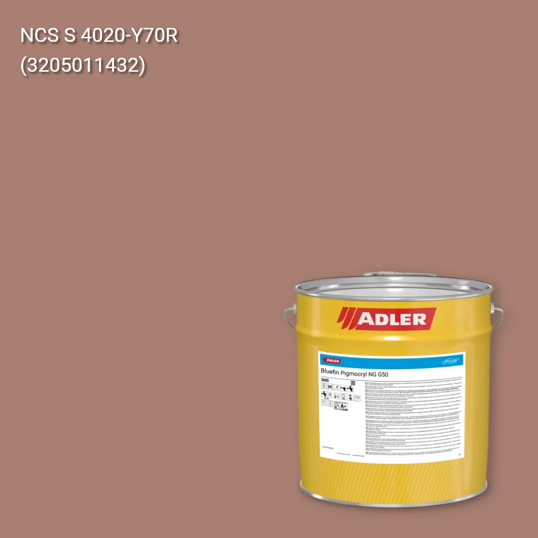 Лак меблевий Bluefin Pigmocryl NG G50 колір NCS S 4020-Y70R, Adler NCS S