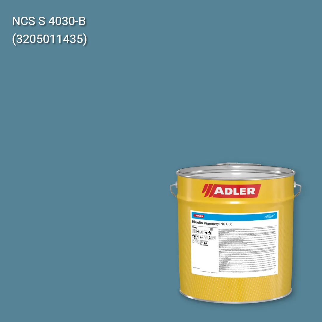 Лак меблевий Bluefin Pigmocryl NG G50 колір NCS S 4030-B, Adler NCS S