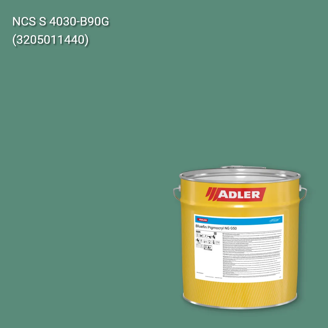 Лак меблевий Bluefin Pigmocryl NG G50 колір NCS S 4030-B90G, Adler NCS S