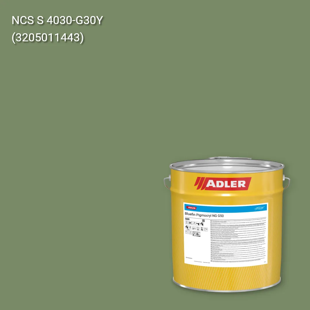 Лак меблевий Bluefin Pigmocryl NG G50 колір NCS S 4030-G30Y, Adler NCS S