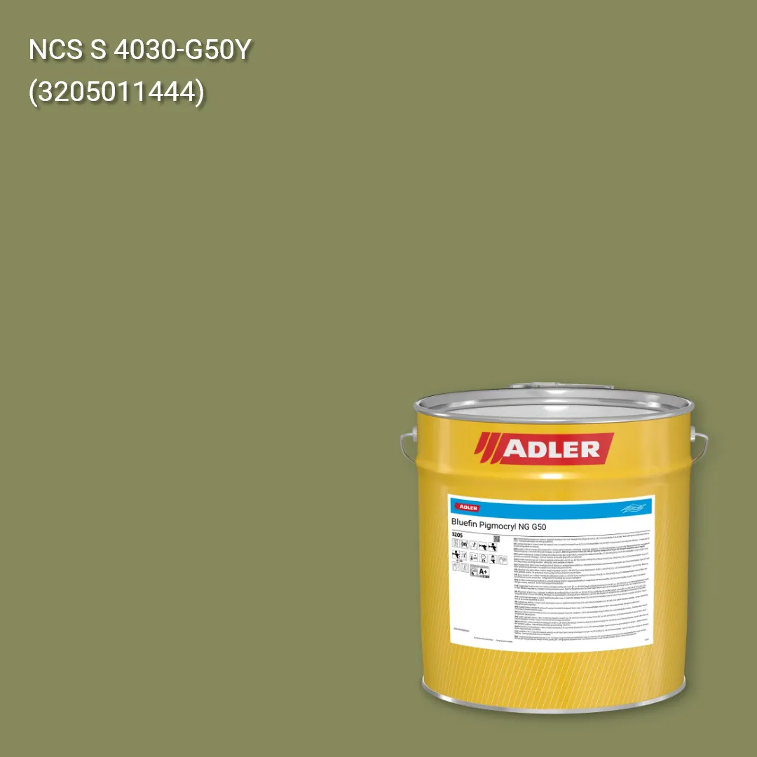 Лак меблевий Bluefin Pigmocryl NG G50 колір NCS S 4030-G50Y, Adler NCS S