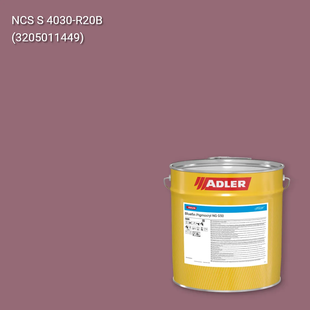 Лак меблевий Bluefin Pigmocryl NG G50 колір NCS S 4030-R20B, Adler NCS S