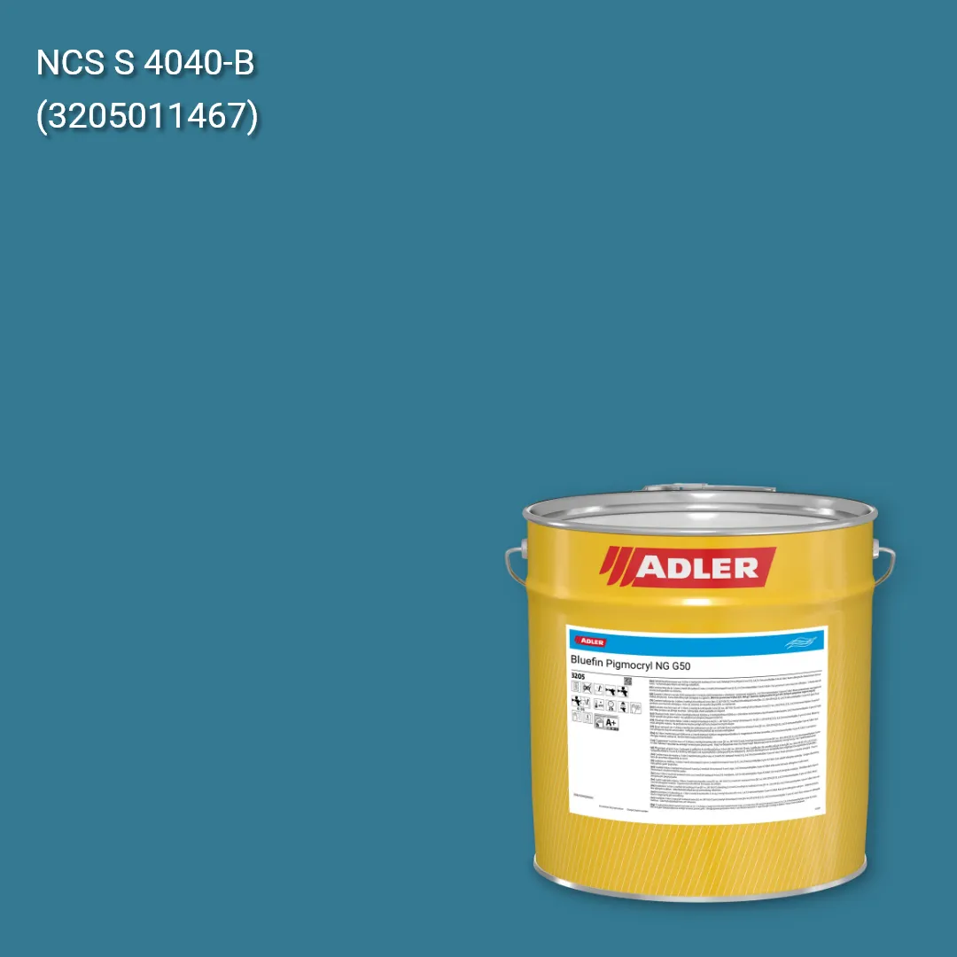 Лак меблевий Bluefin Pigmocryl NG G50 колір NCS S 4040-B, Adler NCS S