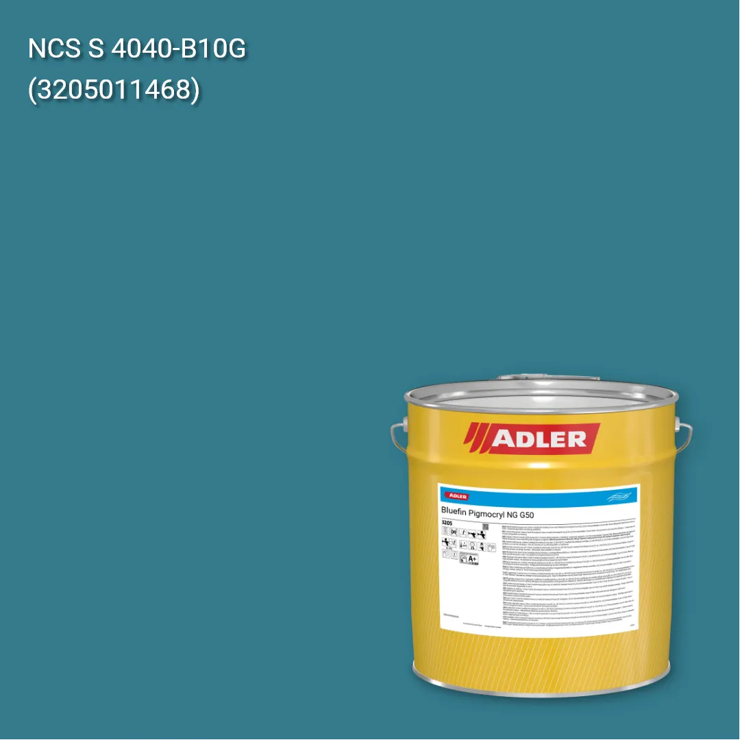 Лак меблевий Bluefin Pigmocryl NG G50 колір NCS S 4040-B10G, Adler NCS S