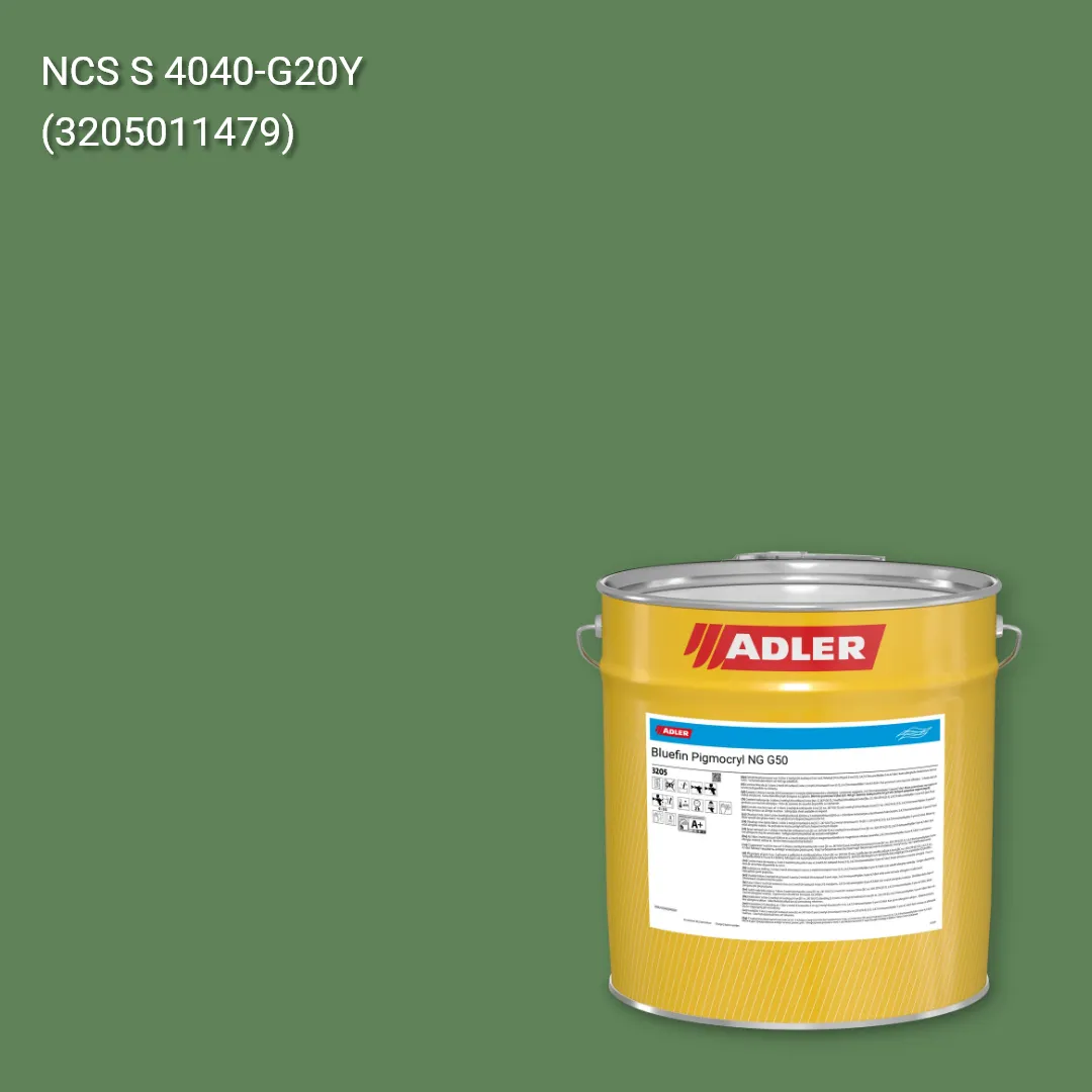 Лак меблевий Bluefin Pigmocryl NG G50 колір NCS S 4040-G20Y, Adler NCS S