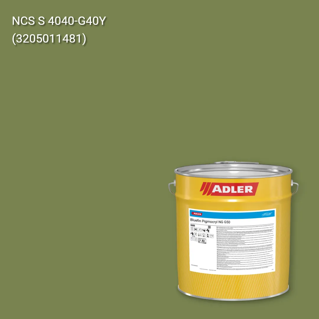 Лак меблевий Bluefin Pigmocryl NG G50 колір NCS S 4040-G40Y, Adler NCS S