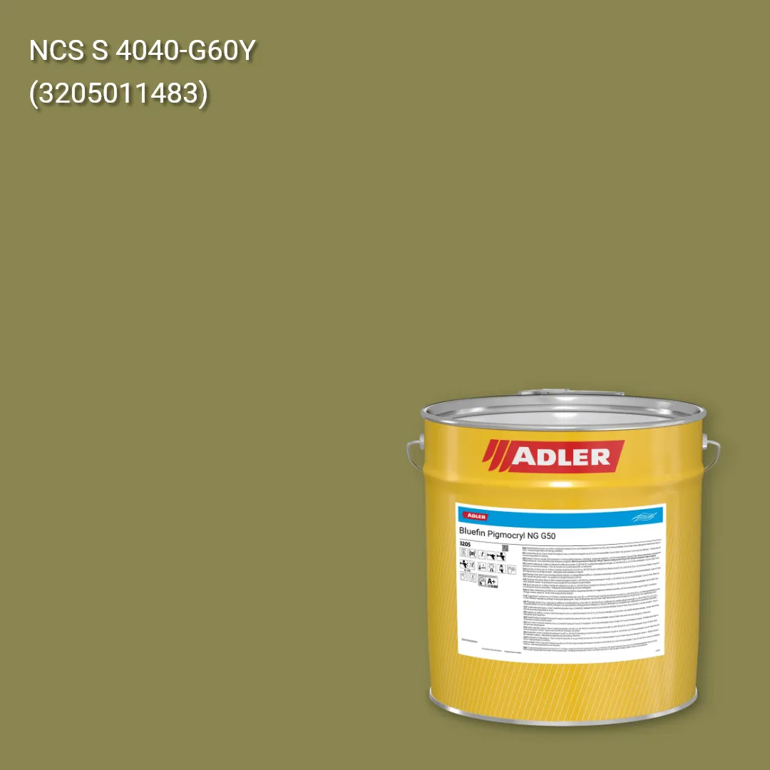 Лак меблевий Bluefin Pigmocryl NG G50 колір NCS S 4040-G60Y, Adler NCS S