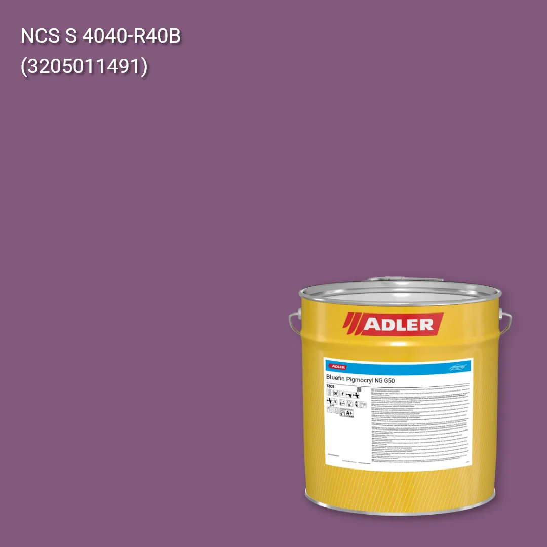 Лак меблевий Bluefin Pigmocryl NG G50 колір NCS S 4040-R40B, Adler NCS S