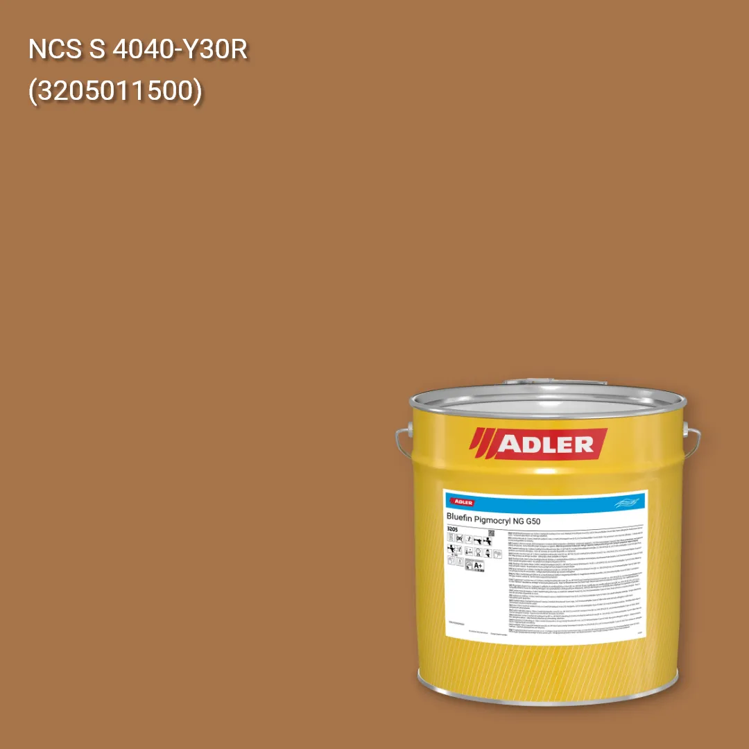 Лак меблевий Bluefin Pigmocryl NG G50 колір NCS S 4040-Y30R, Adler NCS S