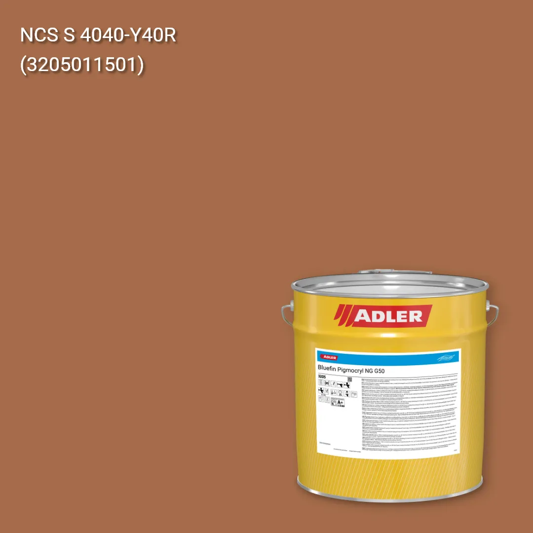 Лак меблевий Bluefin Pigmocryl NG G50 колір NCS S 4040-Y40R, Adler NCS S