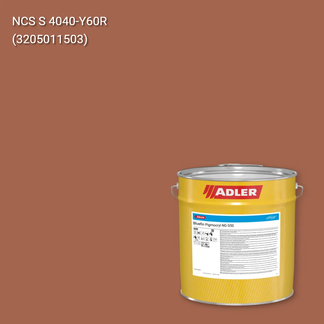 Лак меблевий Bluefin Pigmocryl NG G50 колір NCS S 4040-Y60R, Adler NCS S