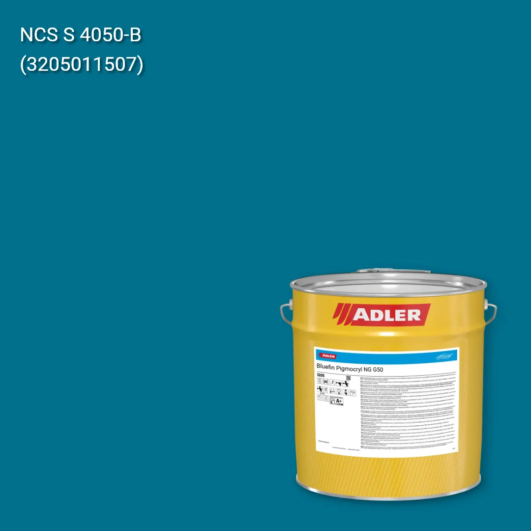 Лак меблевий Bluefin Pigmocryl NG G50 колір NCS S 4050-B, Adler NCS S