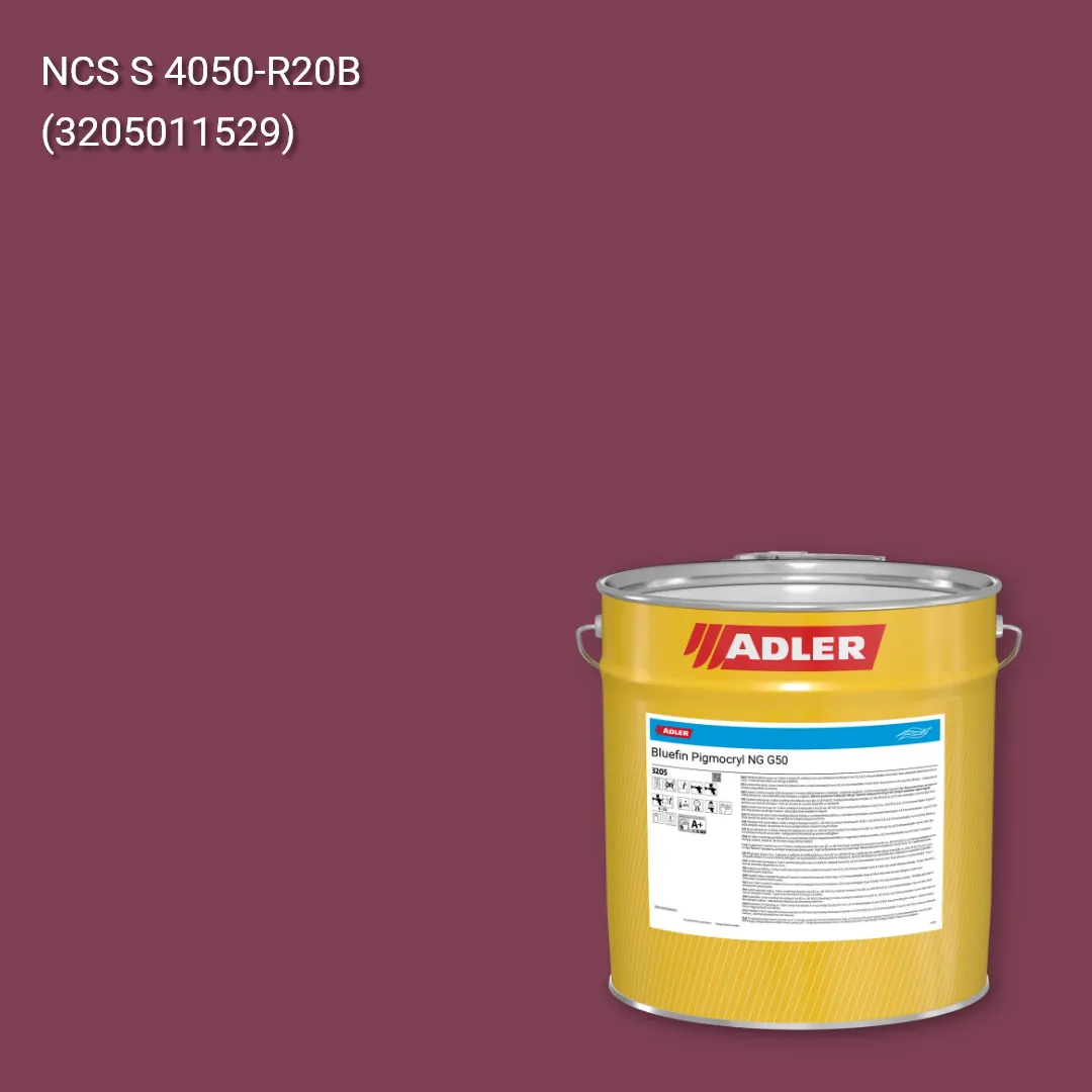 Лак меблевий Bluefin Pigmocryl NG G50 колір NCS S 4050-R20B, Adler NCS S
