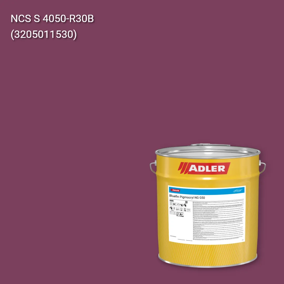 Лак меблевий Bluefin Pigmocryl NG G50 колір NCS S 4050-R30B, Adler NCS S