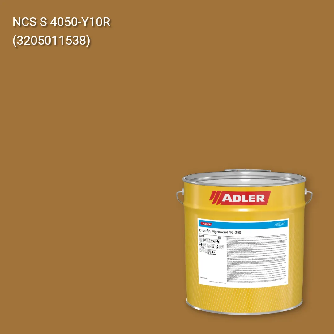Лак меблевий Bluefin Pigmocryl NG G50 колір NCS S 4050-Y10R, Adler NCS S