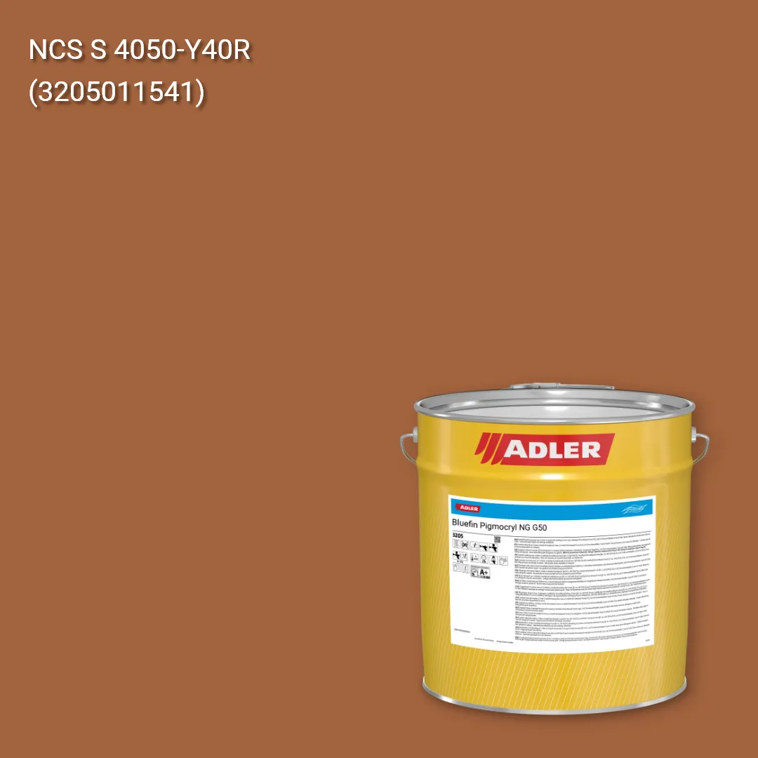 Лак меблевий Bluefin Pigmocryl NG G50 колір NCS S 4050-Y40R, Adler NCS S
