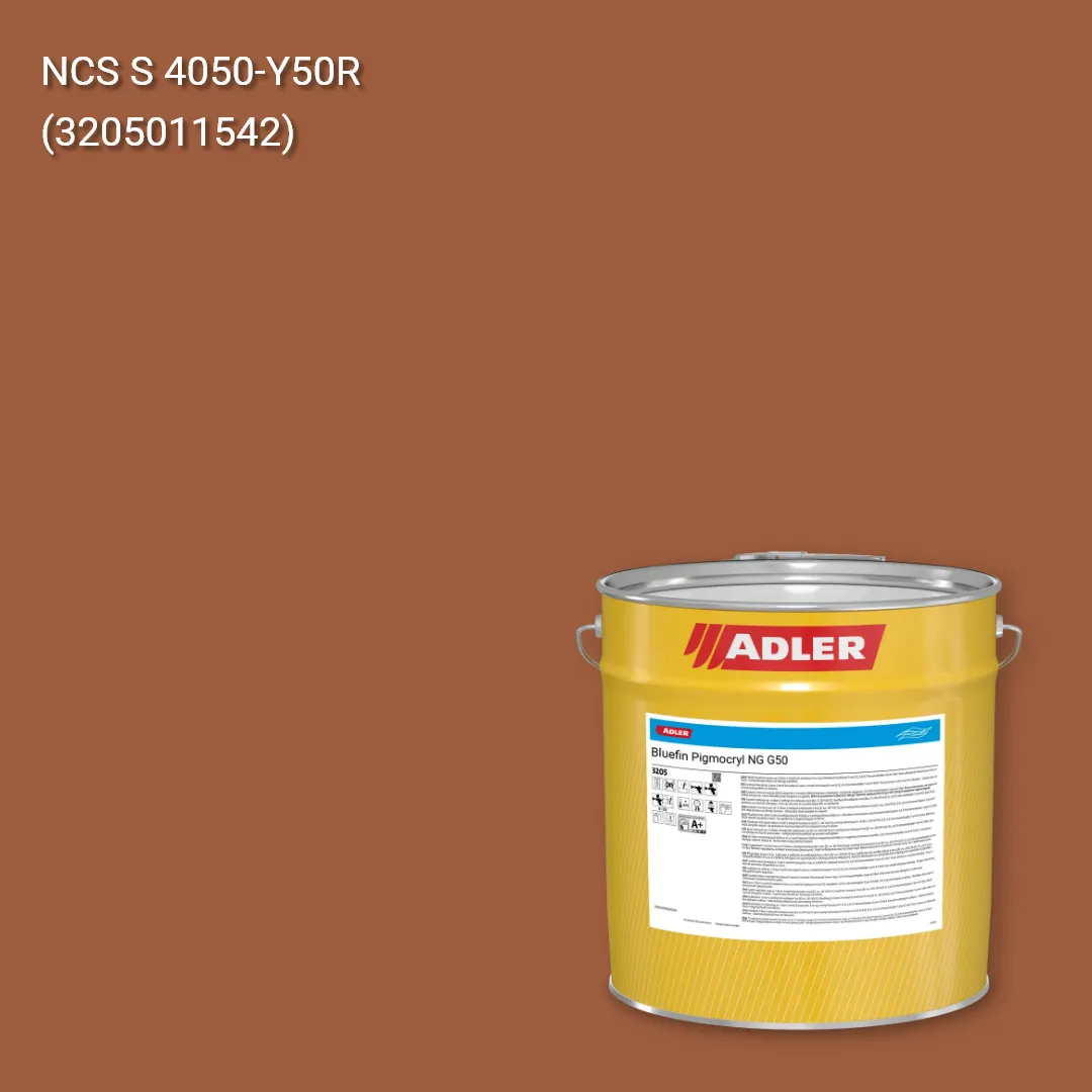 Лак меблевий Bluefin Pigmocryl NG G50 колір NCS S 4050-Y50R, Adler NCS S