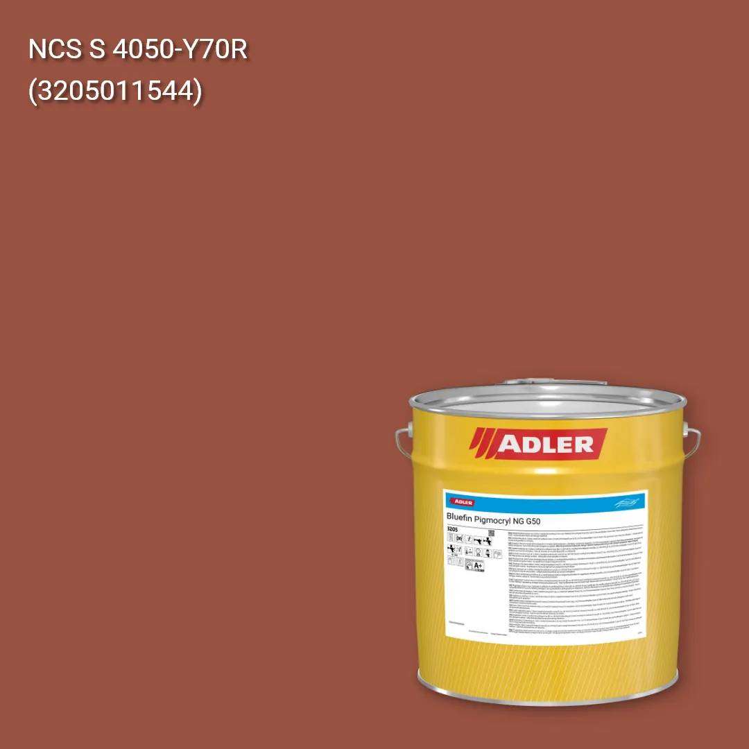 Лак меблевий Bluefin Pigmocryl NG G50 колір NCS S 4050-Y70R, Adler NCS S